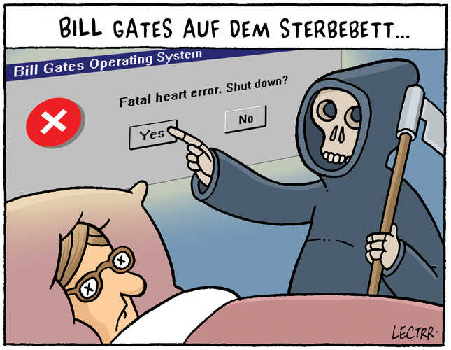 Sterbebett Bill Gates