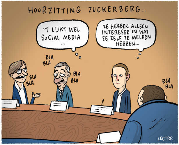 Hoorzitting Zuckerberg