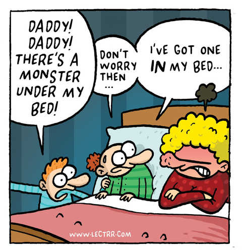Monster under the bed