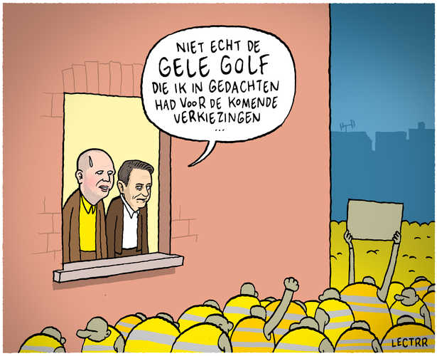 Gele golf