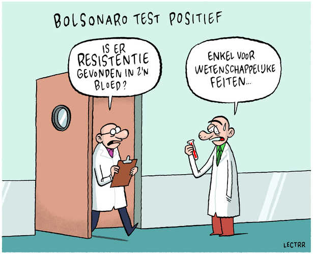 Bolsonaro test positief