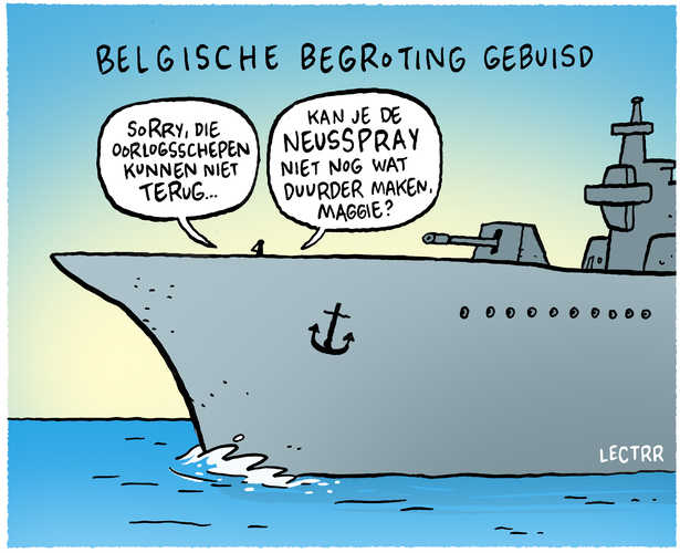Belgische begroting gebuisd