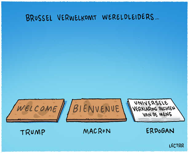 Wereldleiders in Brussel